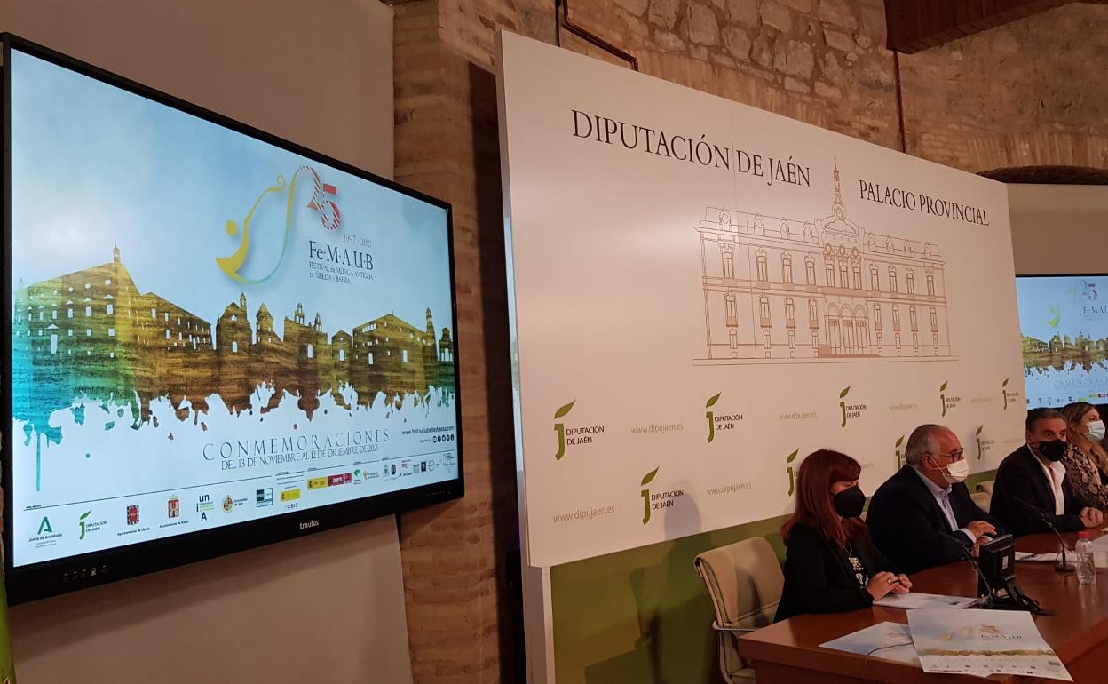 Presentación del festival en la Diputación Provincial de Jaén. 