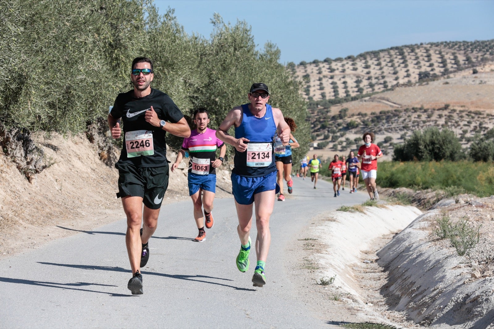Exigente recorrido en la décima edición de la 'Villa Romana'. 