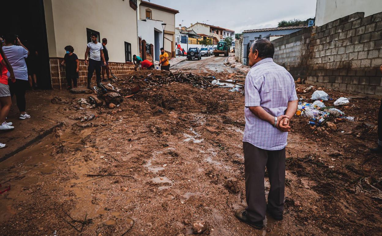 Inundaciones en Montefrío.