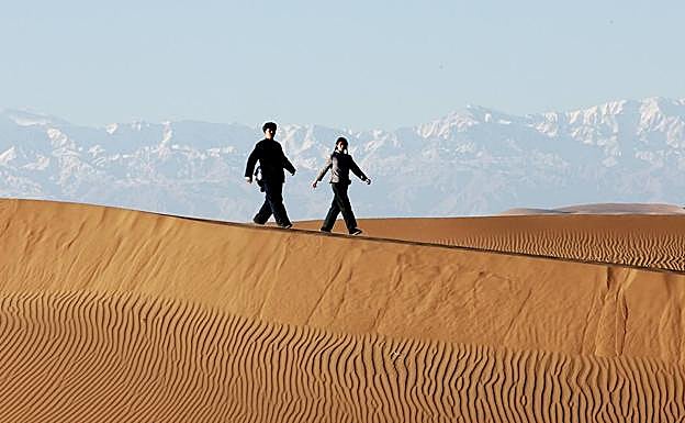 Una imagen de 'Un segundo', de Zhang Yimou.