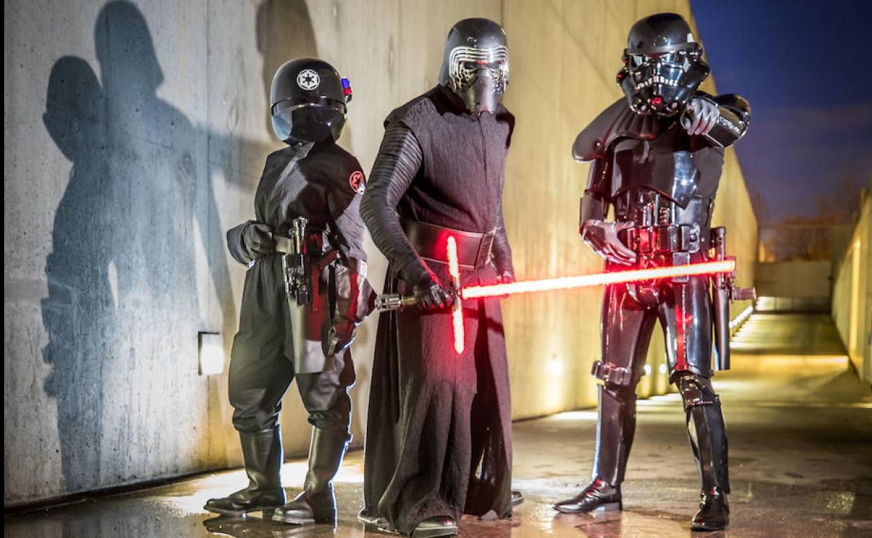 Miembros de la Legión 501, en Granada. 