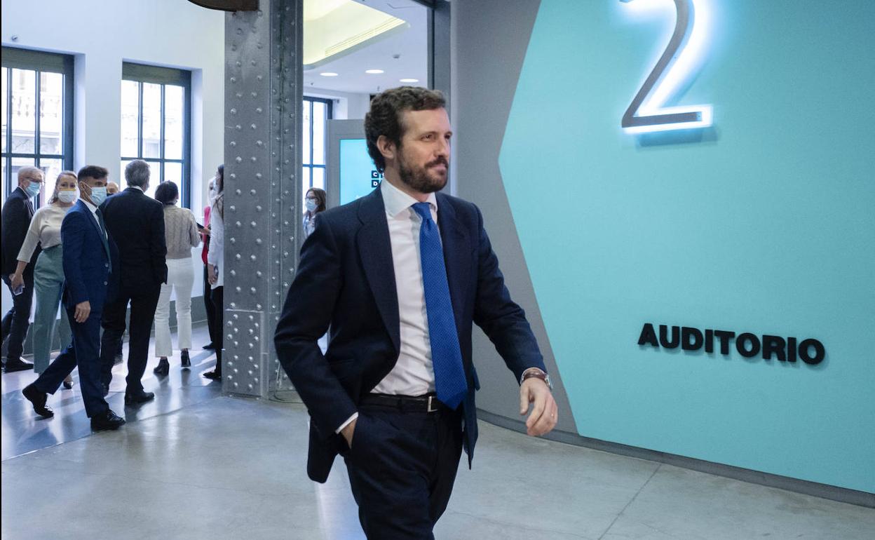 Casado asistió el viernes a un acto en la fundación Telefónica sobre programación informática para niños. 