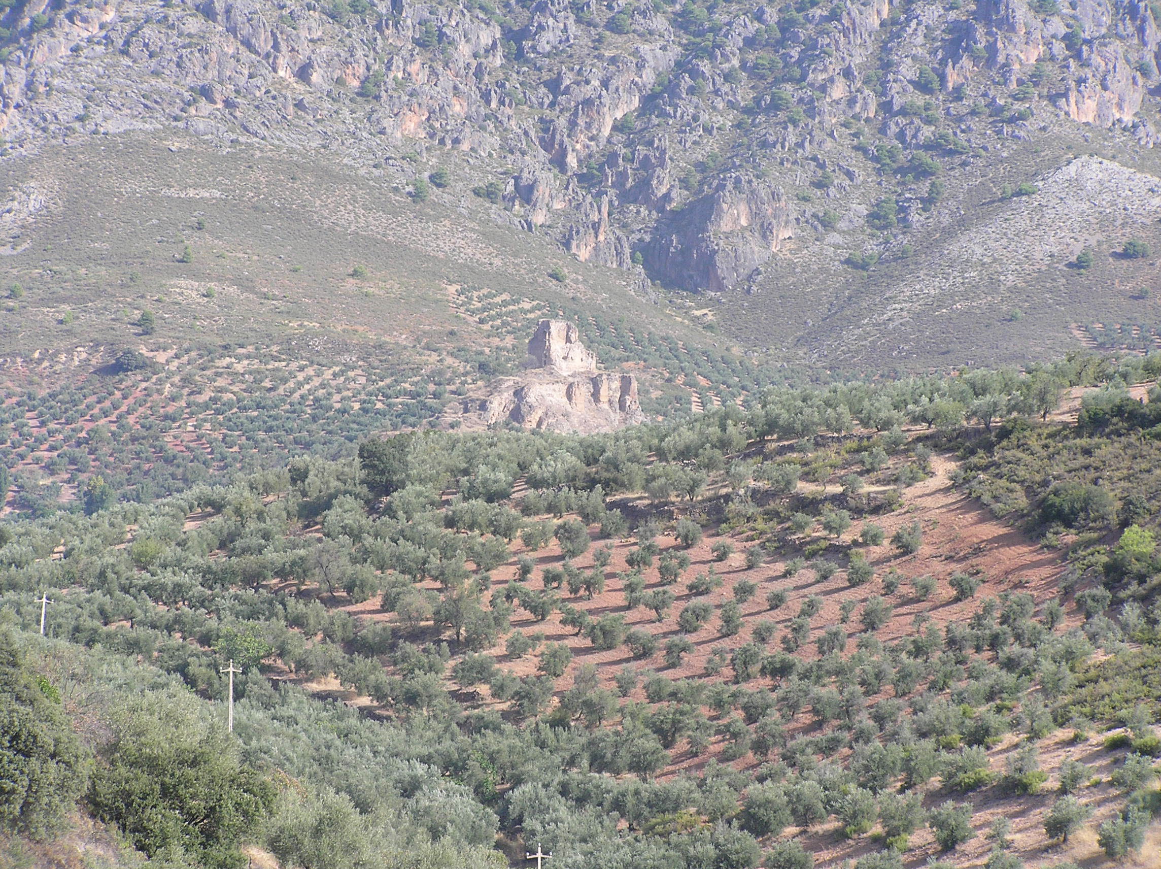 El castillo de Belmez de la Moraleda.