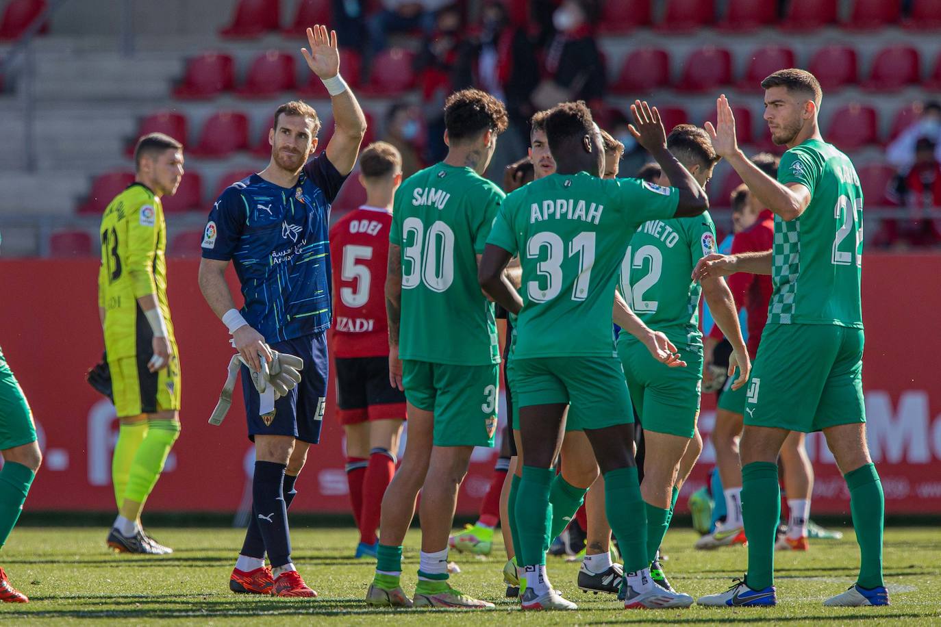 Los futbolistas rojiblancos sumaron tres puntos más a domicilio.