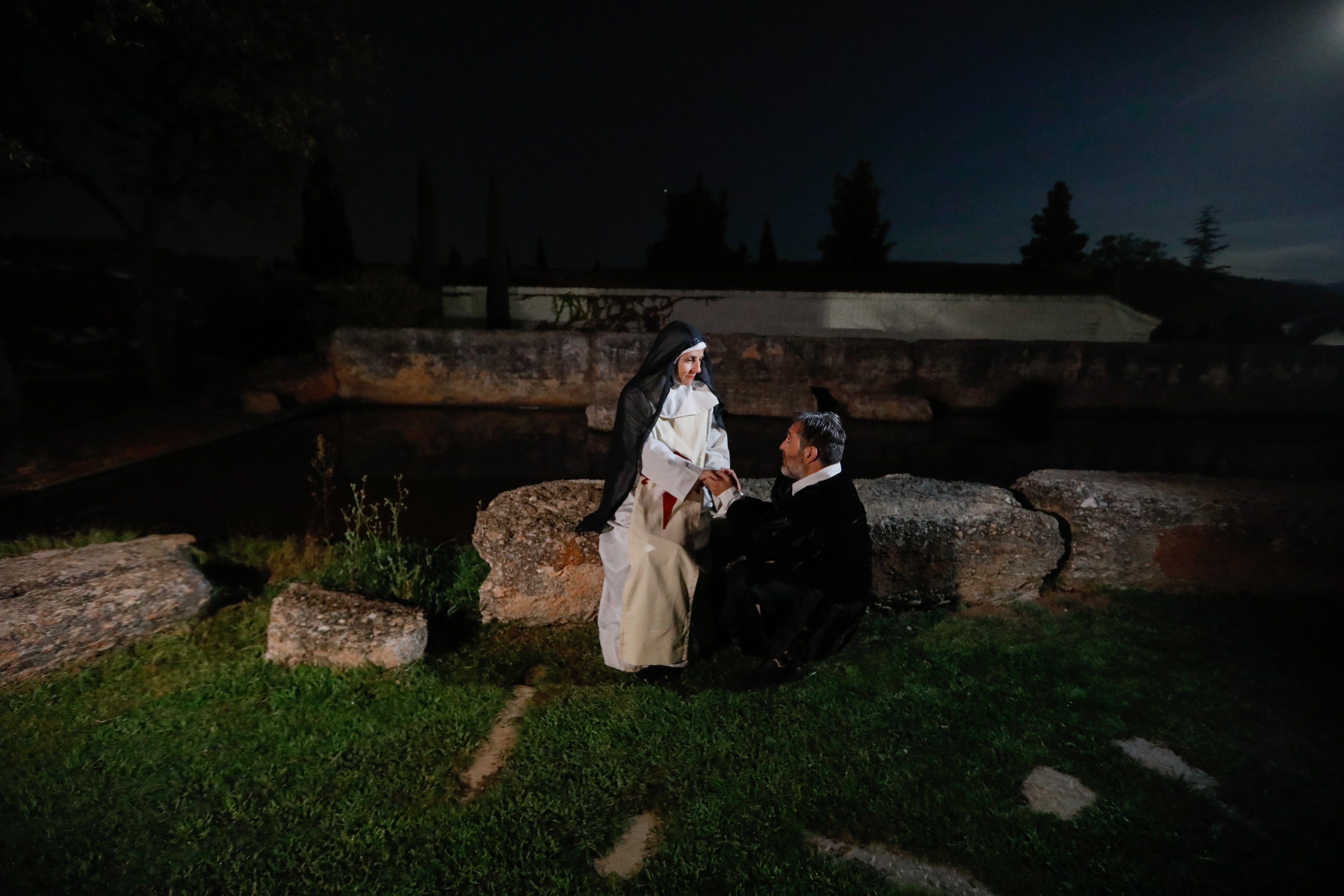 Representación de Don Juan Tenorio en el Patio de Alixares