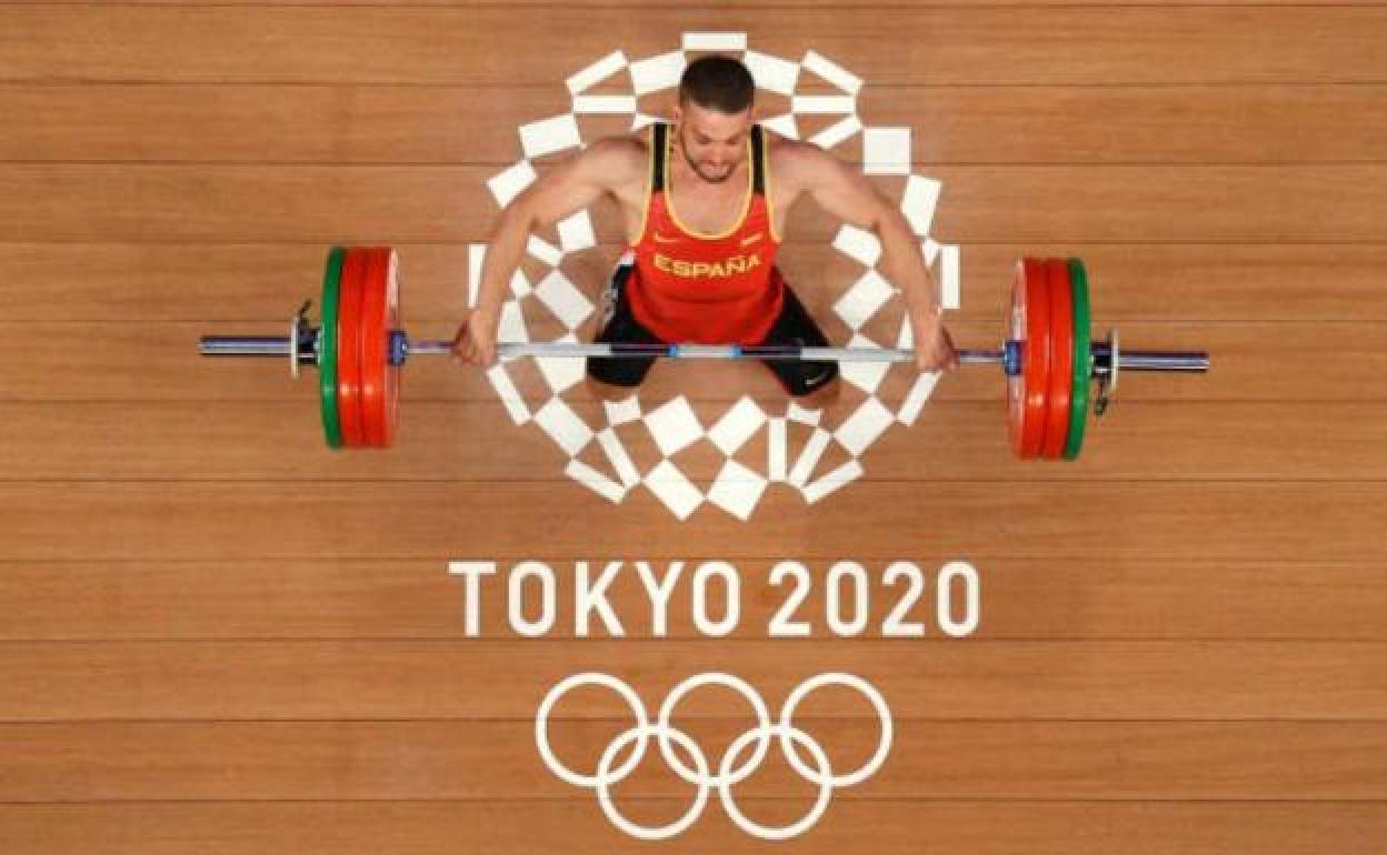 El ejidense David Sánchez, en los Juegos Olímpicos de Tokio, celebrados este verano.