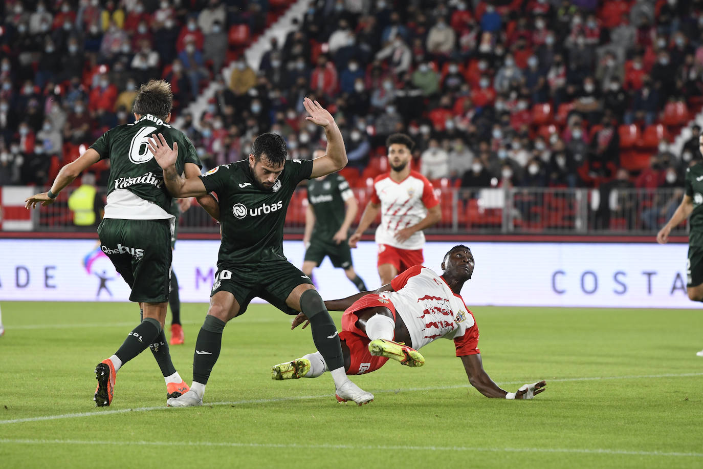 Victoria sufrida de la UD Almería ante el Leganés.