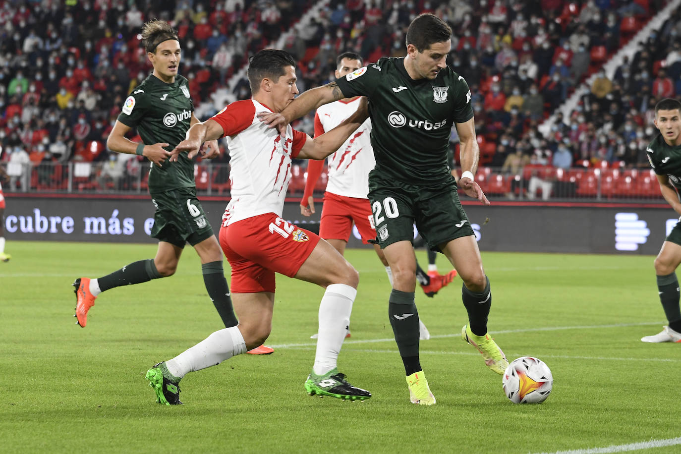 Victoria sufrida de la UD Almería ante el Leganés.