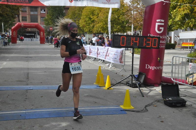 Participantes en la media maratón de Baza