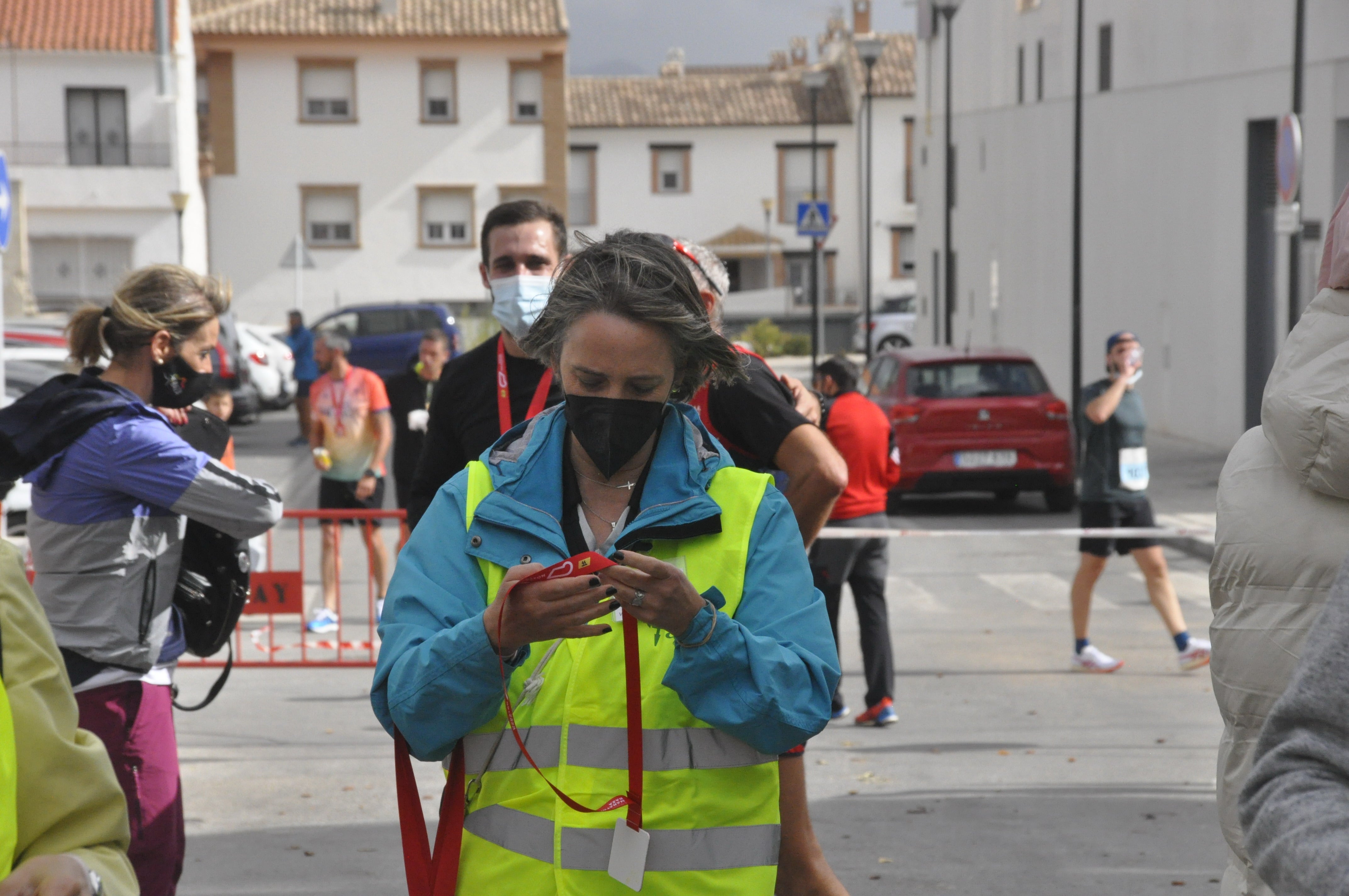 Participantes en la media maratón de Baza