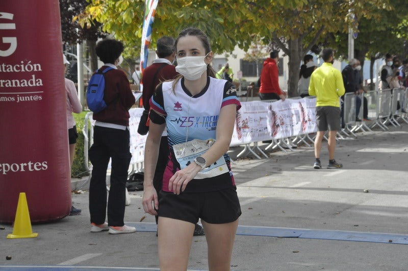 Participantes en la media maratón de Baza