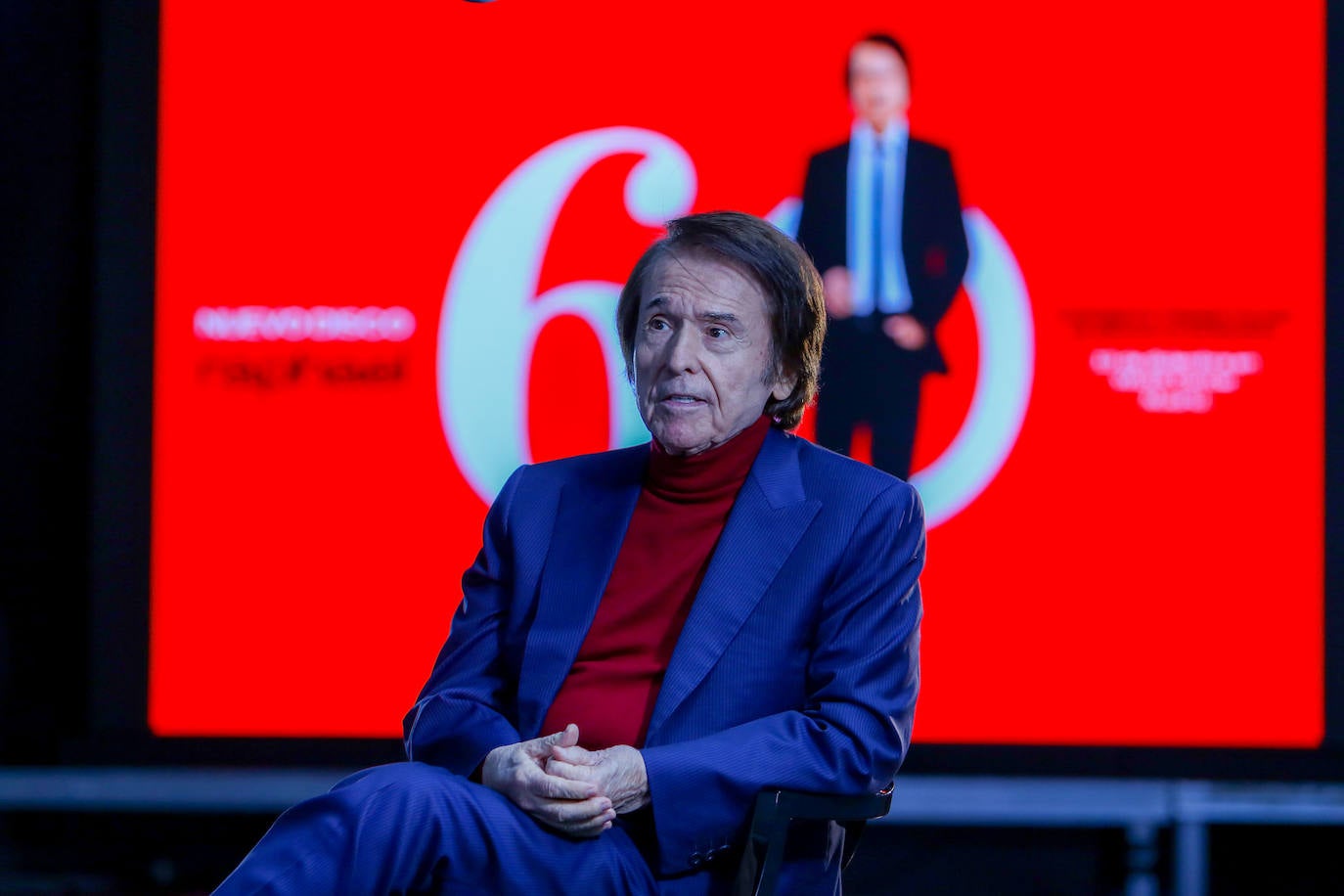 Raphael, en la presentación de su gira. 