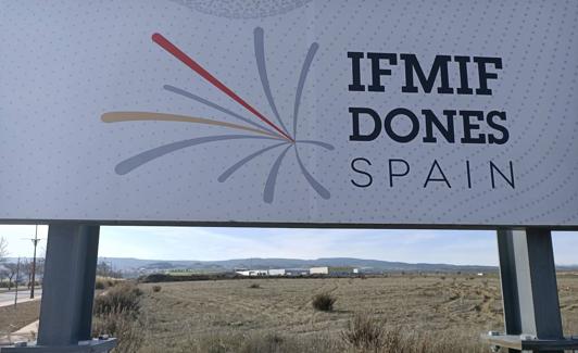 Terrenos reservados para el acelerador en Escúzar.