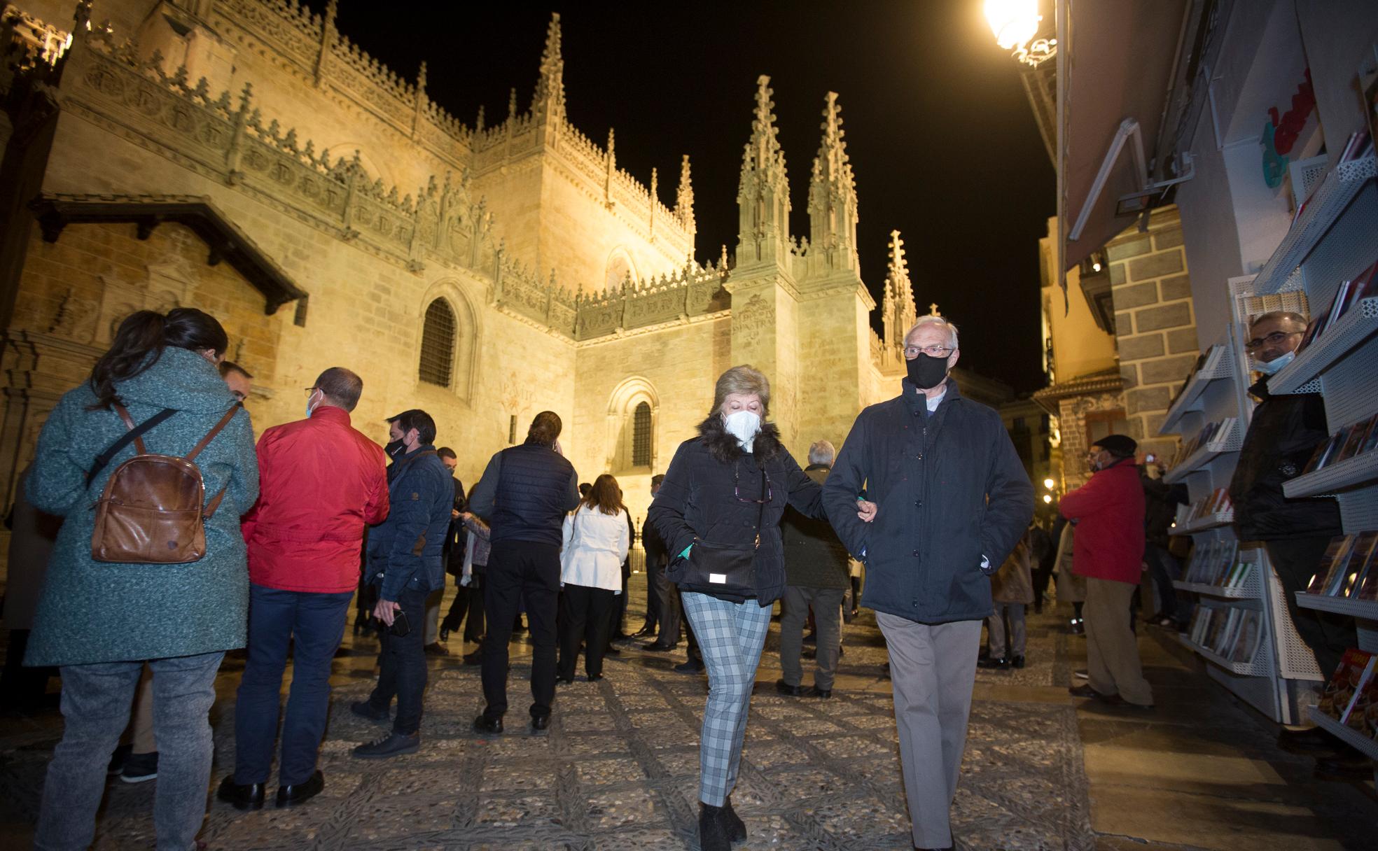 Aspecto de la nueva iluminación de la Capilla Real.