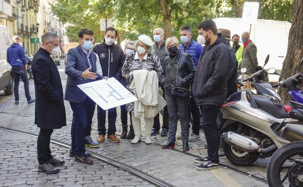 Urbanismo modifica el proyecto de la plaza de los Lobos para conservar las vías del tranvía