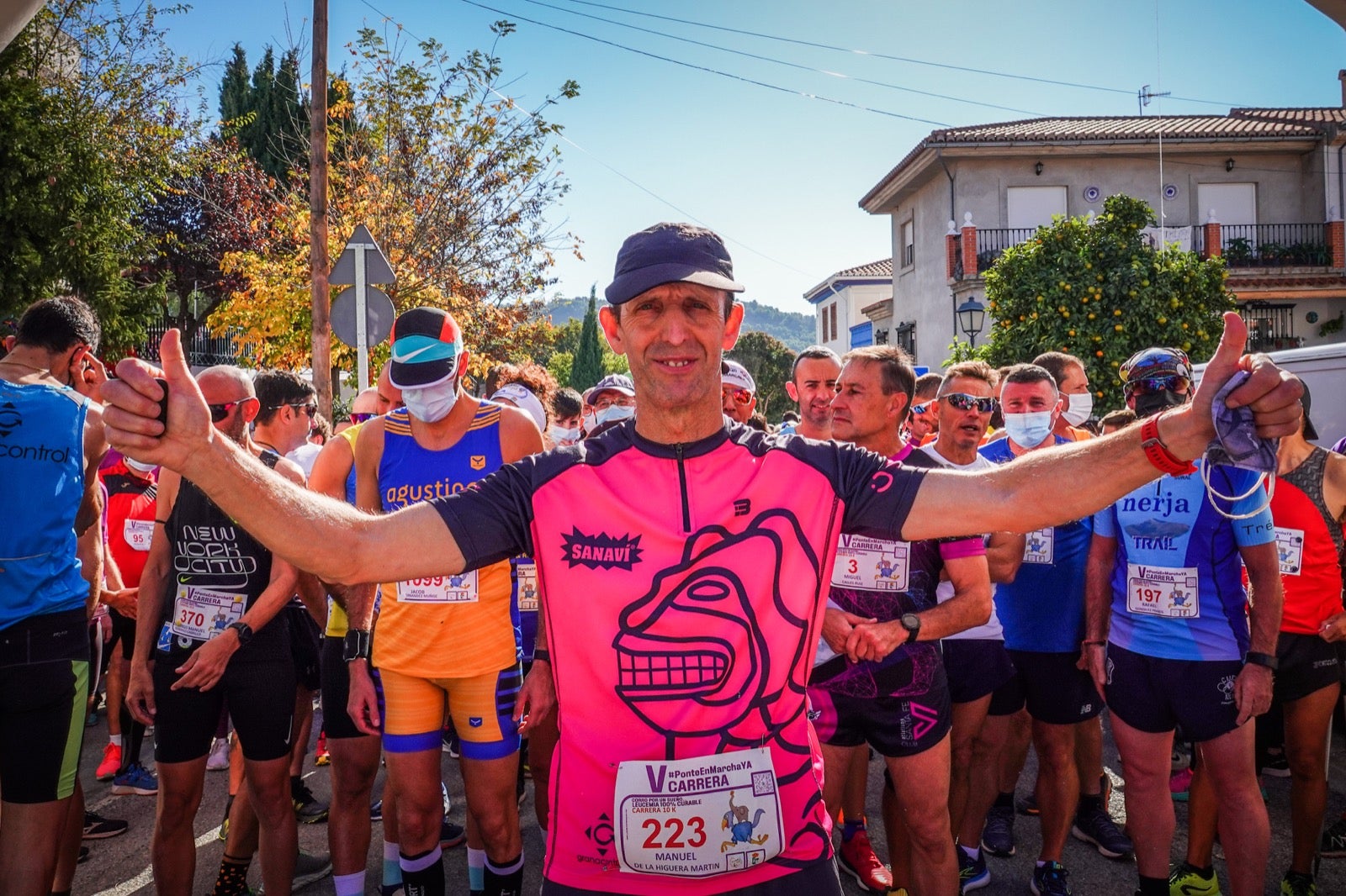 1.500 personas se reúnen en la quinta edición de la carrera #PonteEnMarchaYA de Lecrín, una fiesta comarcal en la que Rafael Torres y Catherine Walkley alcanzan la meta en primer lugar 
