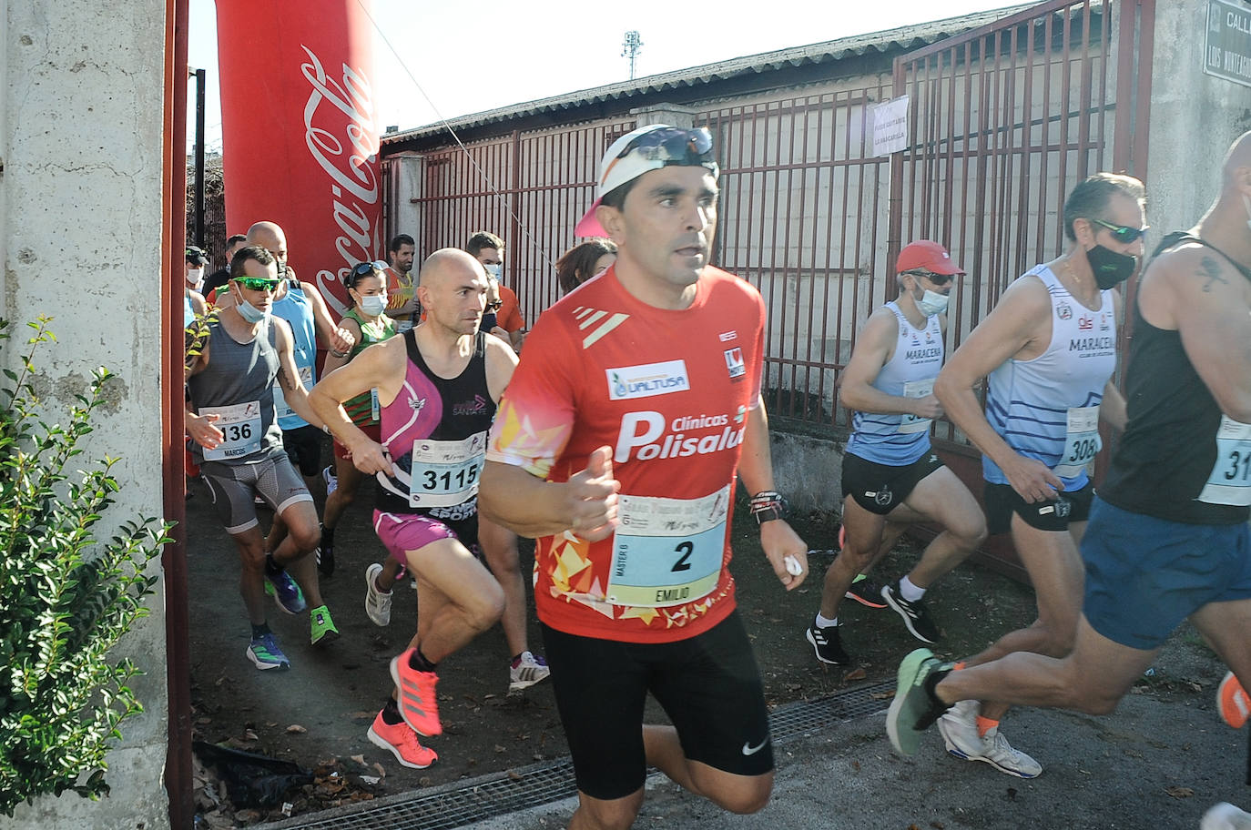 Los corredores, en la salida.