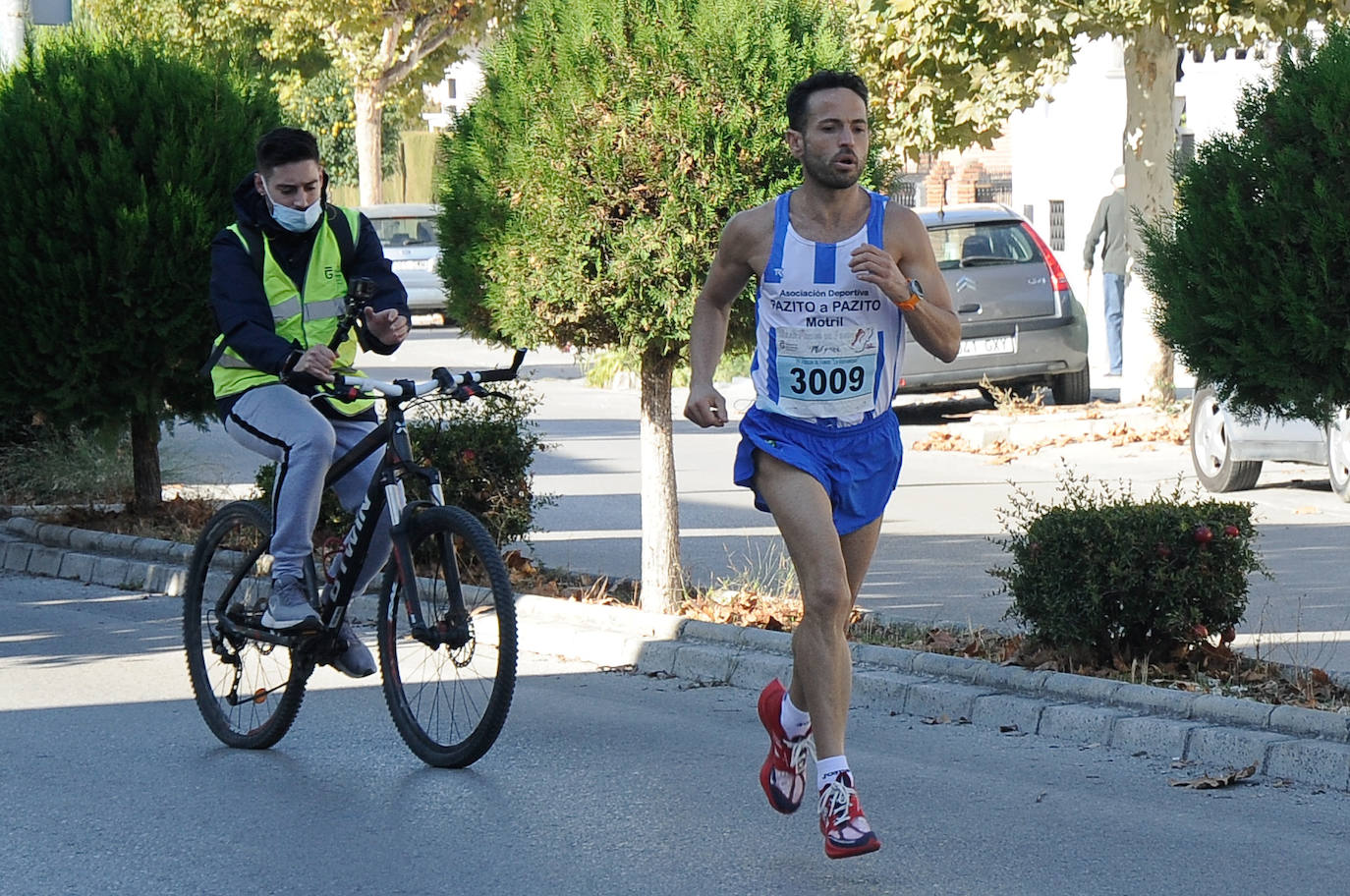 Los corredores, en la salida.