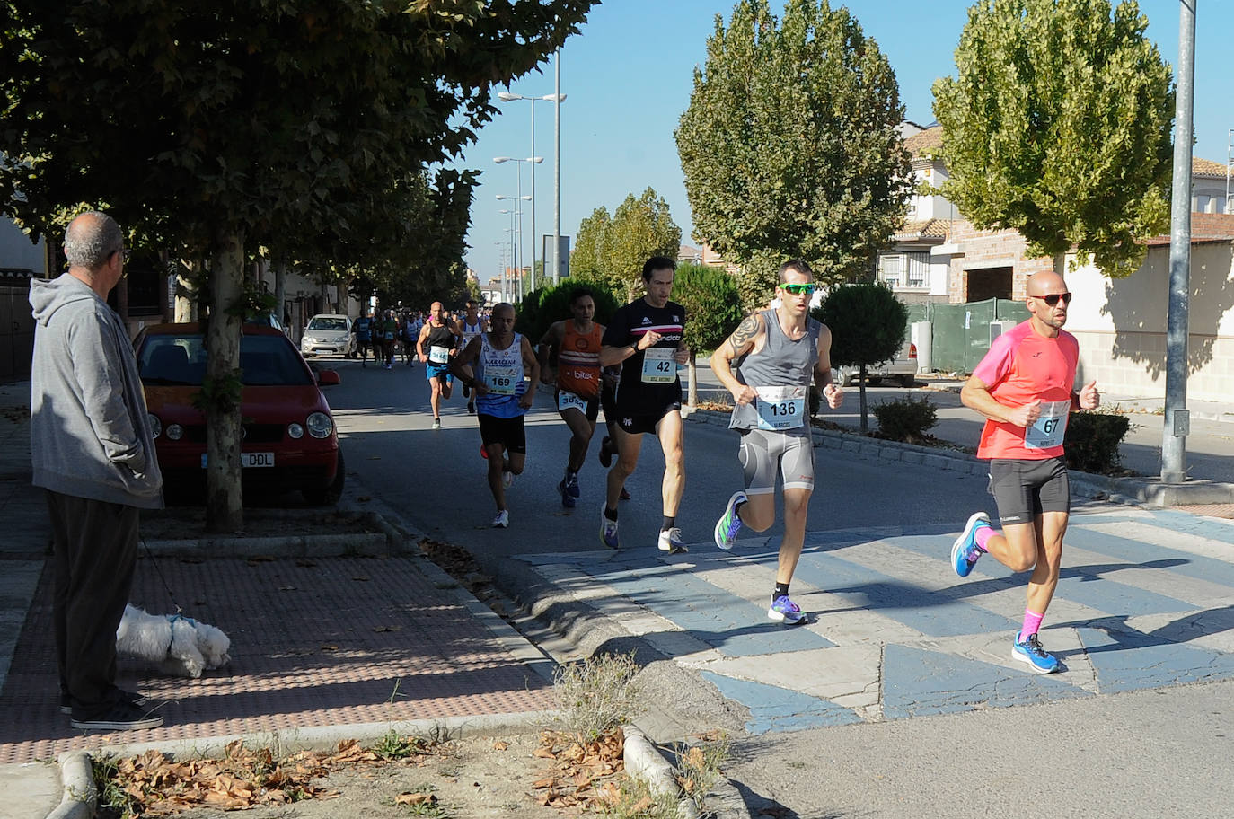 Los corredores, en la salida.