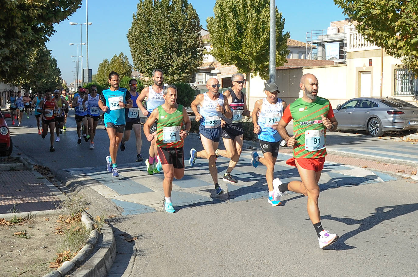 Los corredores, en la salida.