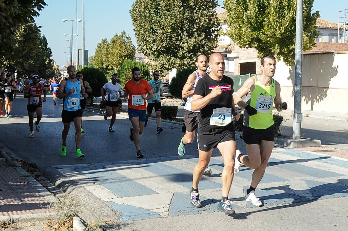 Los corredores, en la salida.