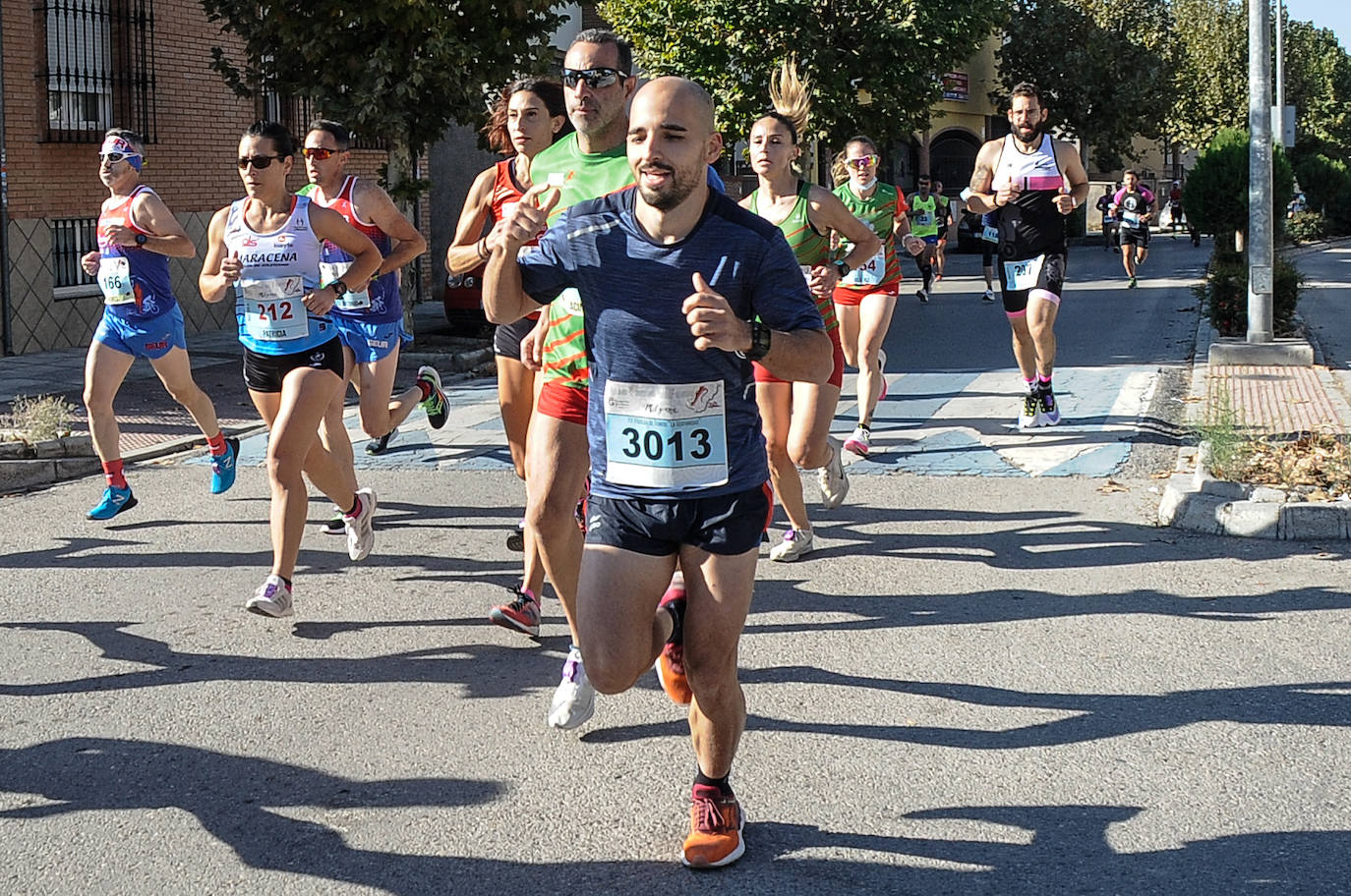 Los corredores, en la salida.