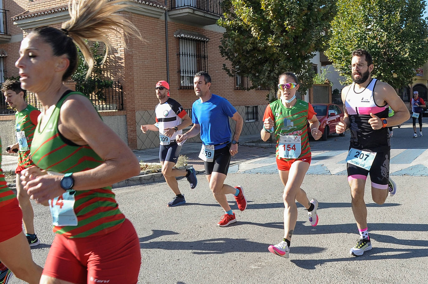 Los corredores, en la salida.