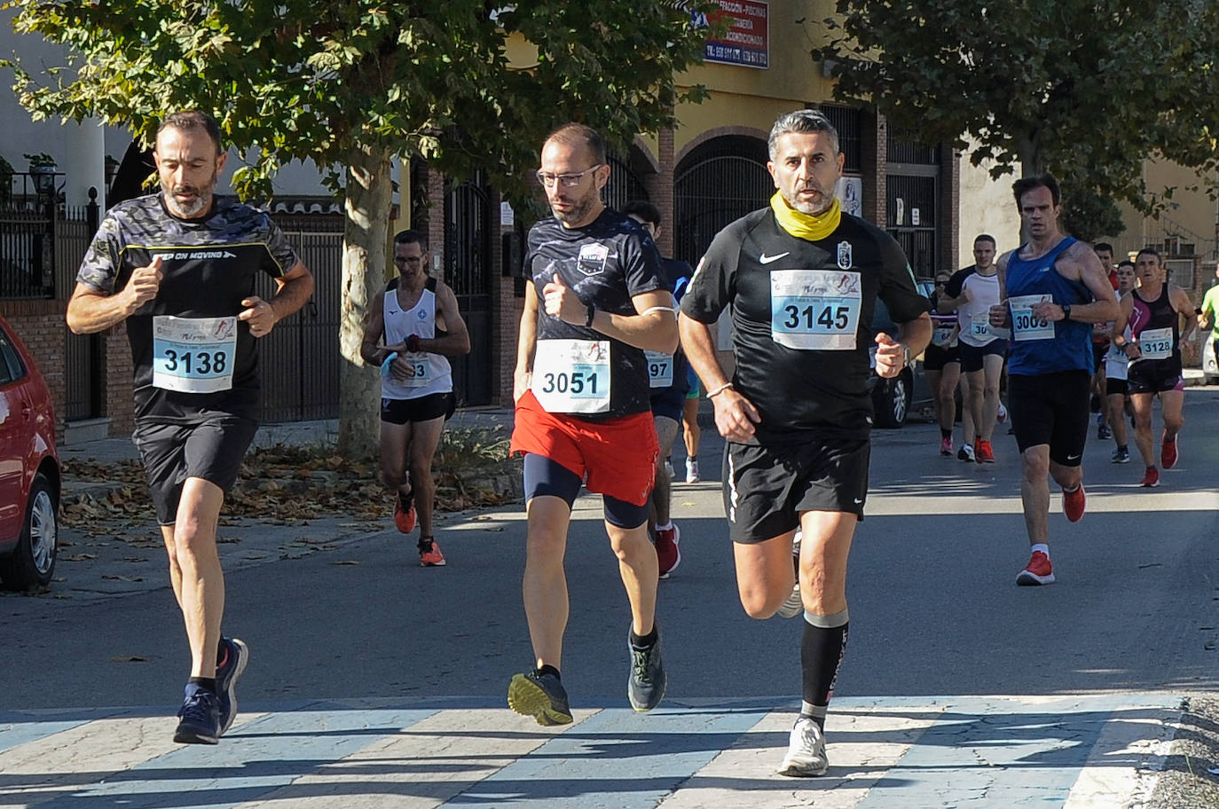 Los corredores, en la salida.