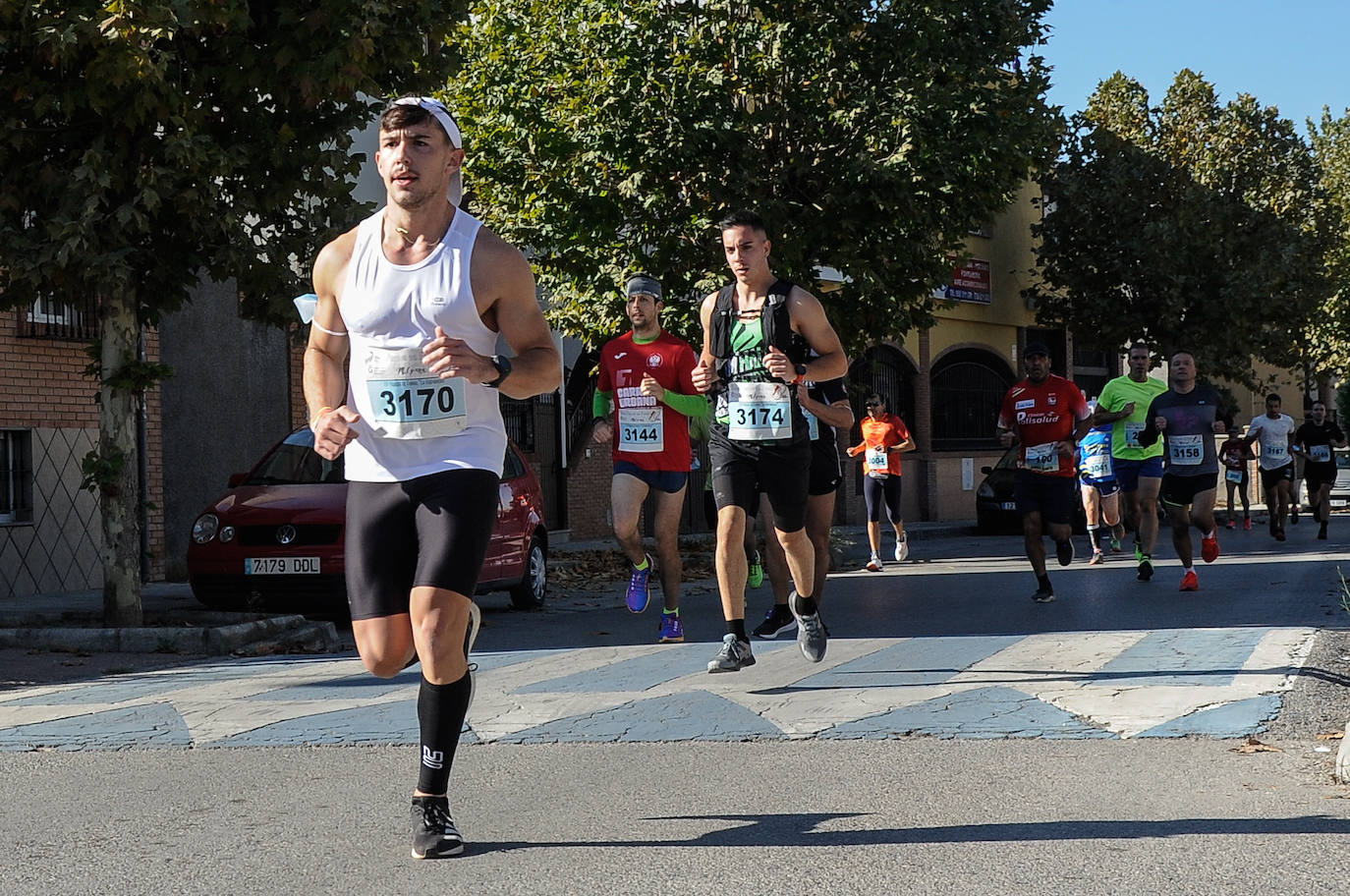 Los corredores, en la salida.