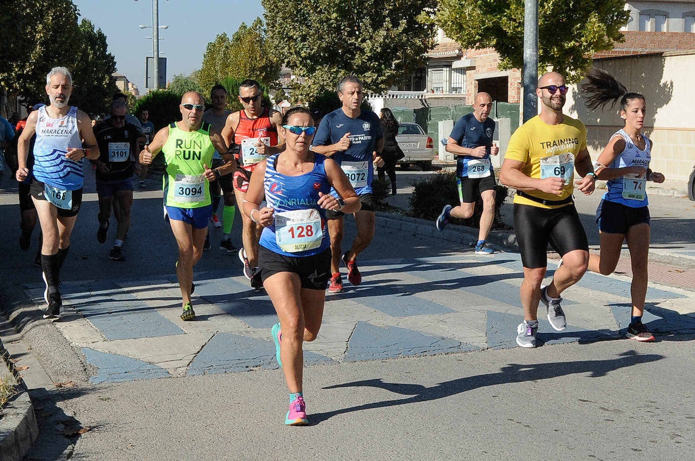 Los corredores, en la salida.