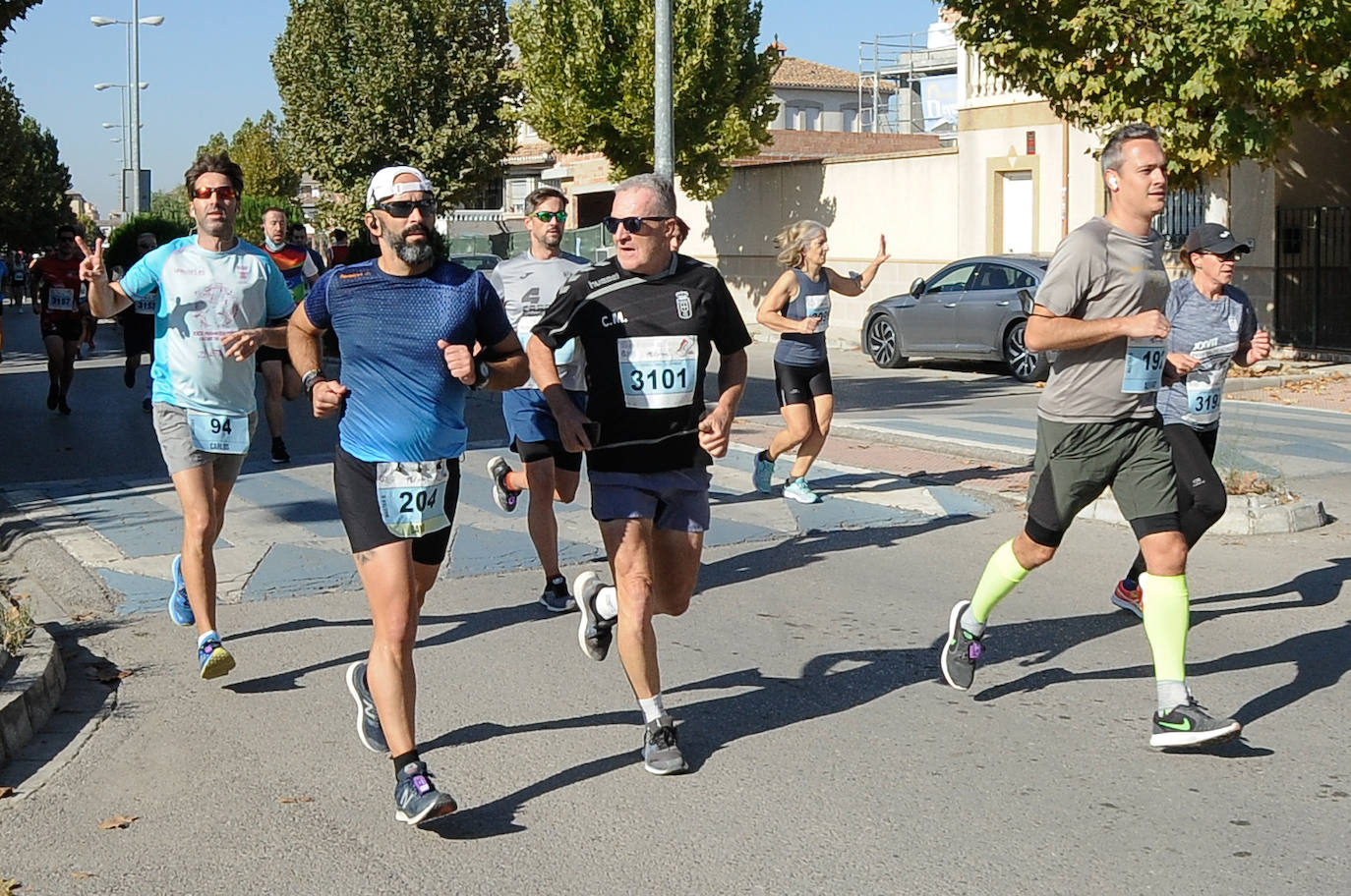 Los corredores, en la salida.