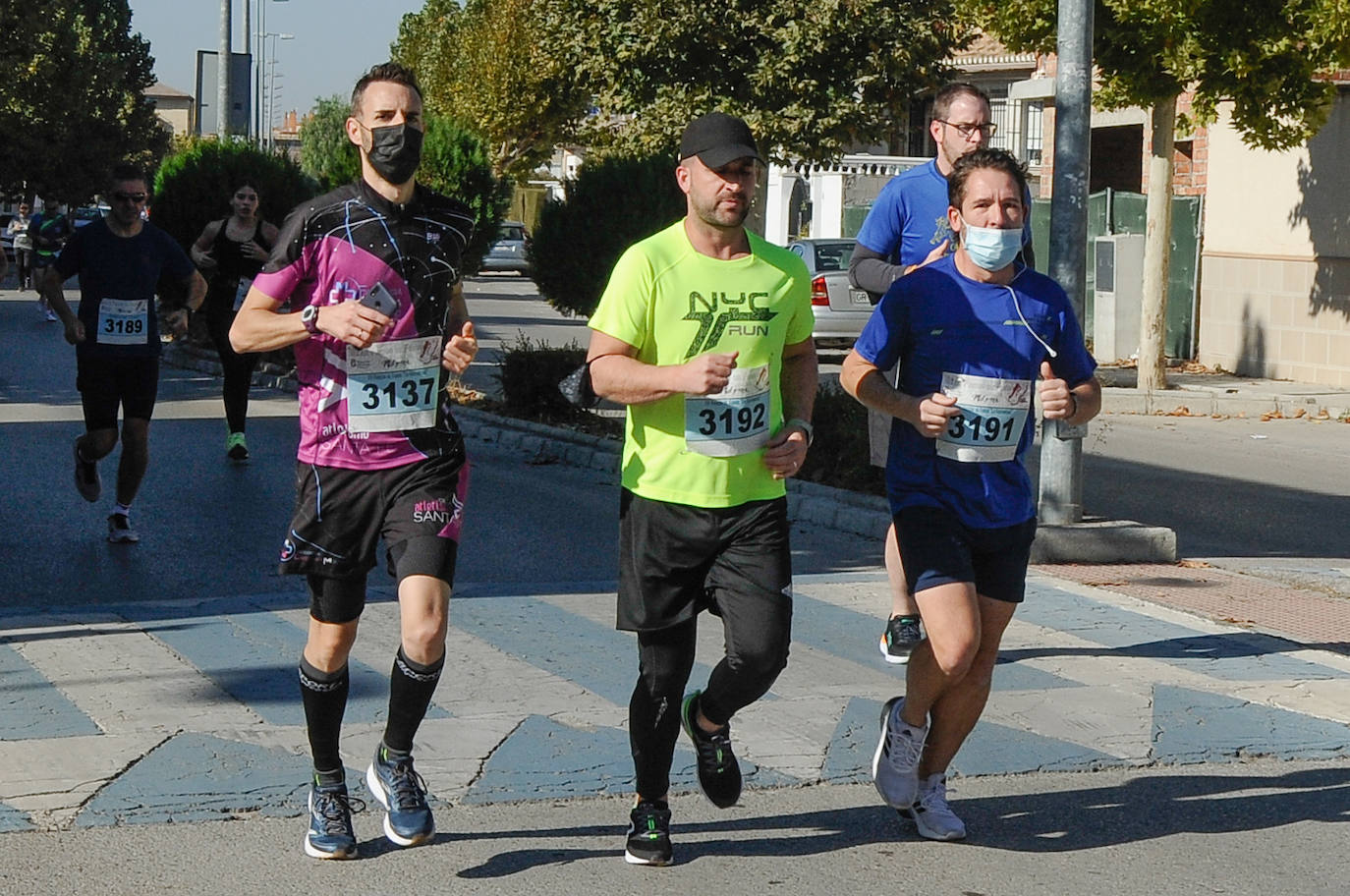 Los corredores, en la salida.