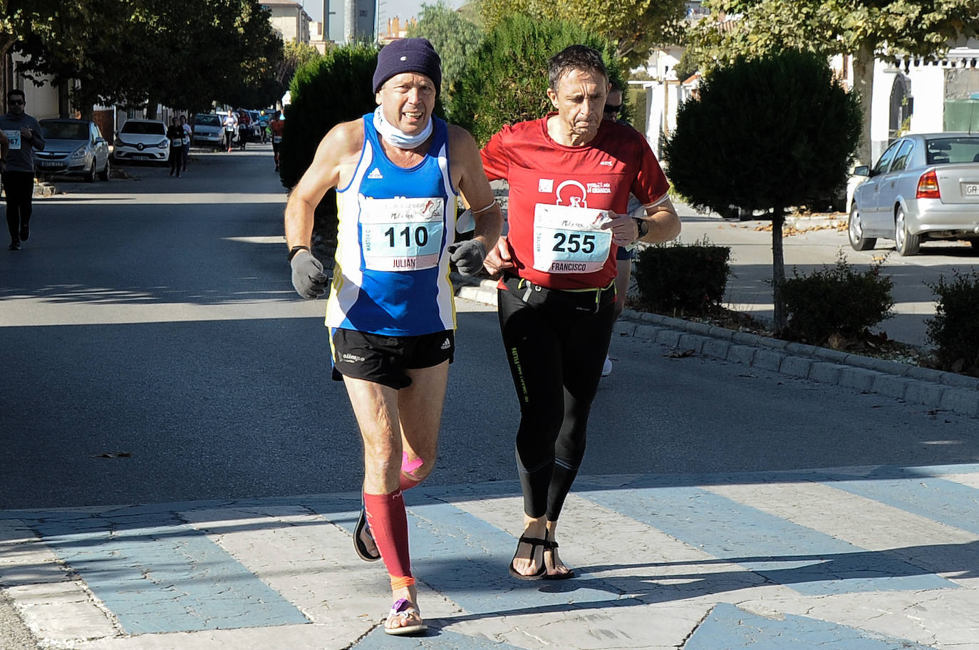 Los corredores, en la salida.