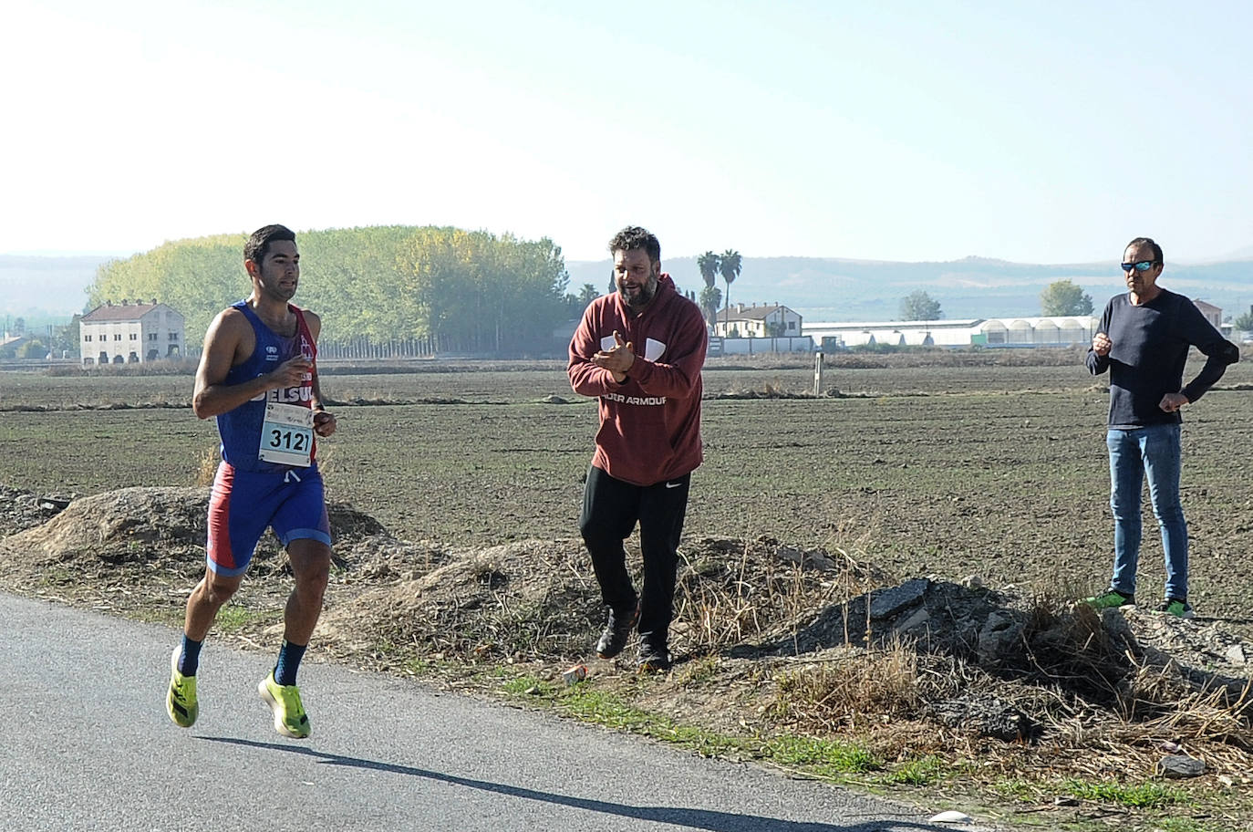 Los corredores, en la salida.
