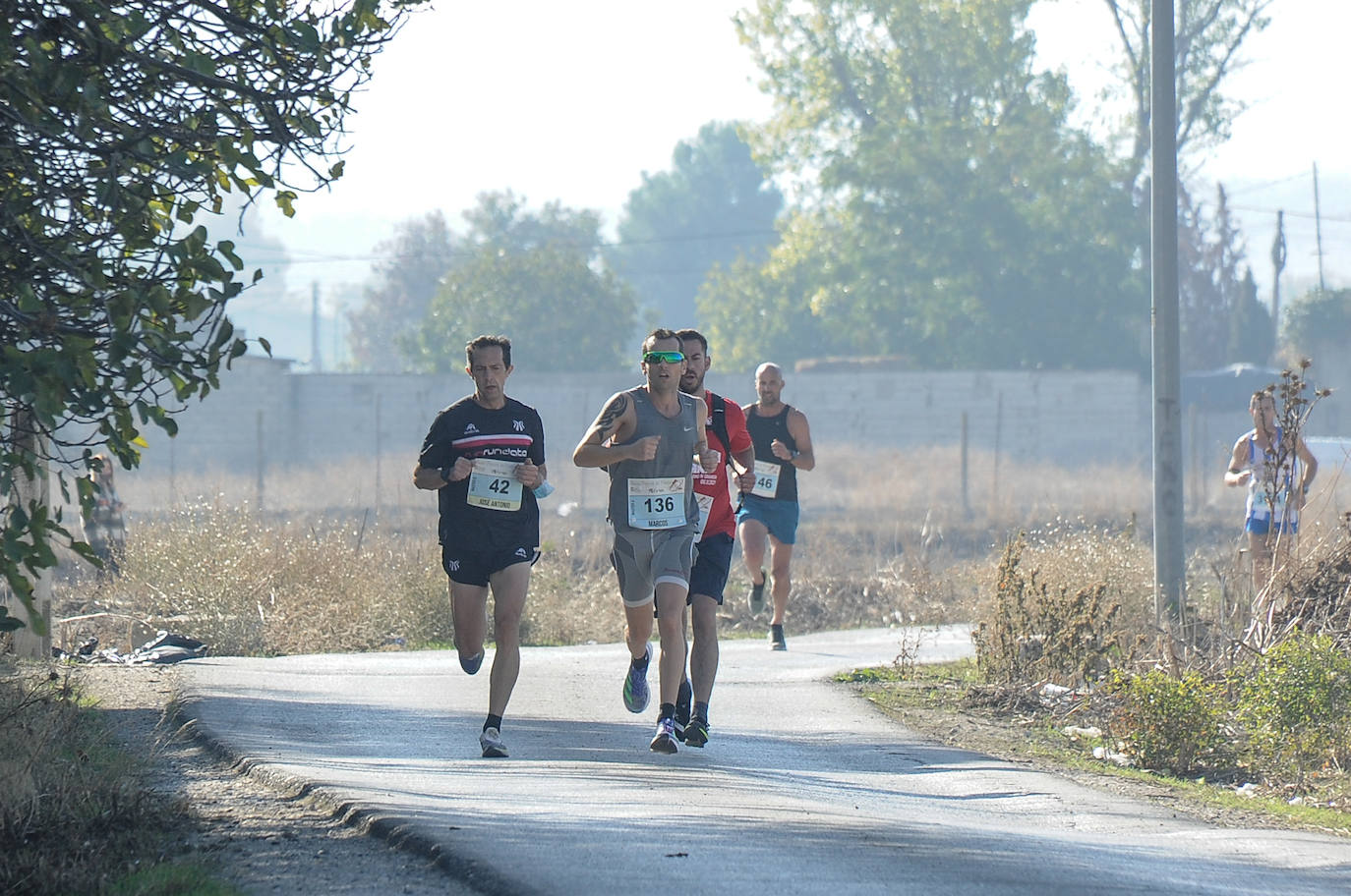Los corredores, en la salida.
