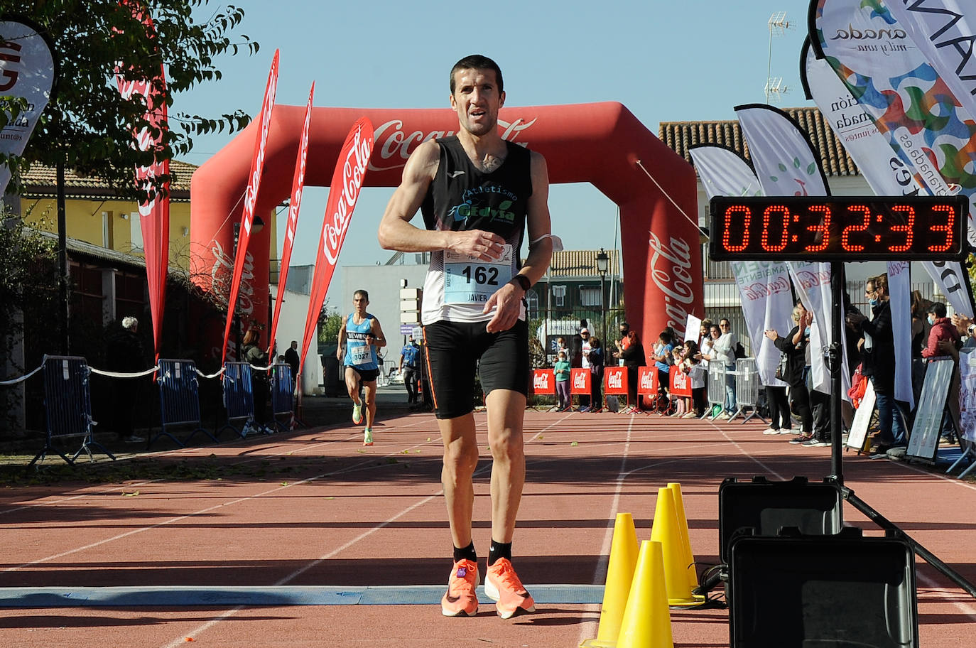 Los corredores, en la salida.