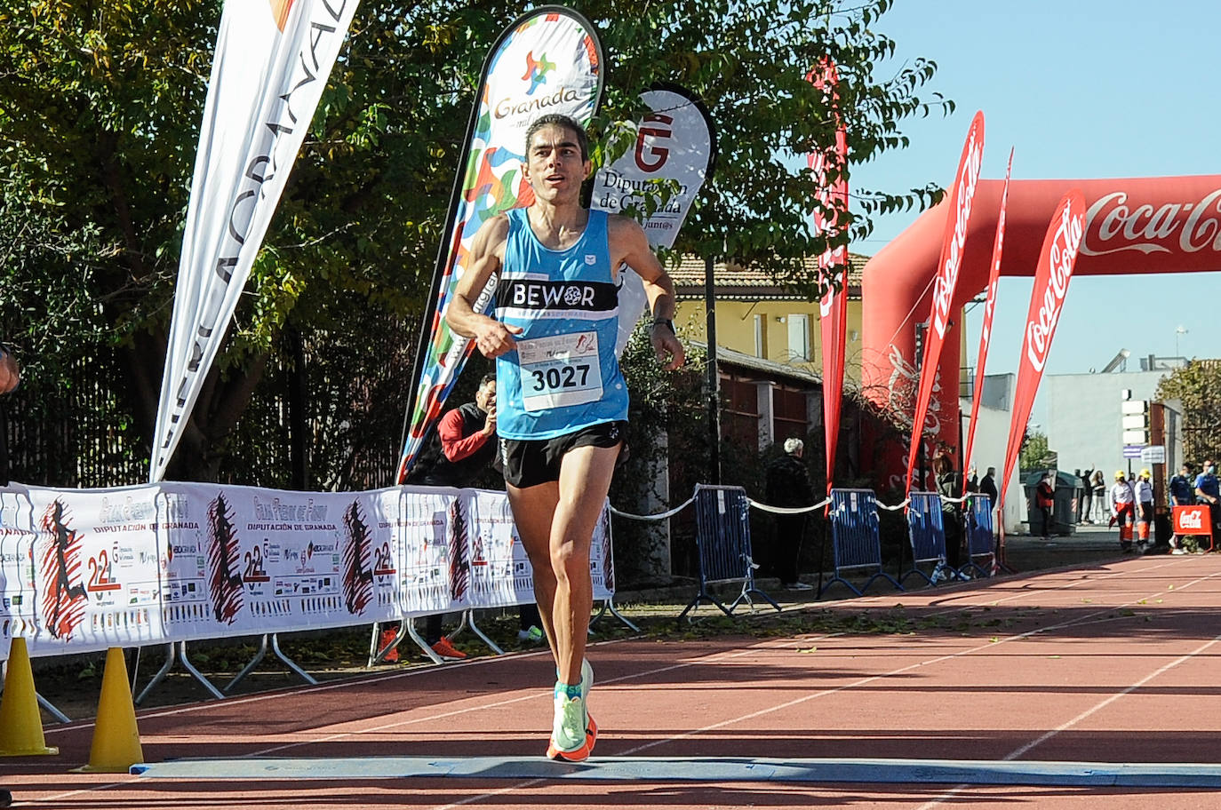 Los corredores, en la salida.