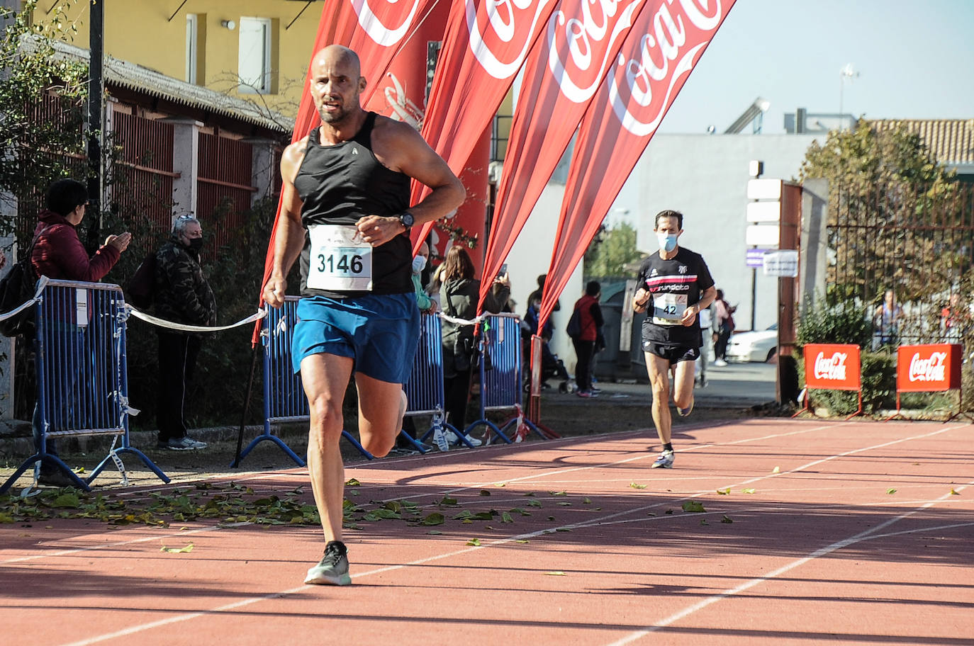 Los corredores, en la salida.