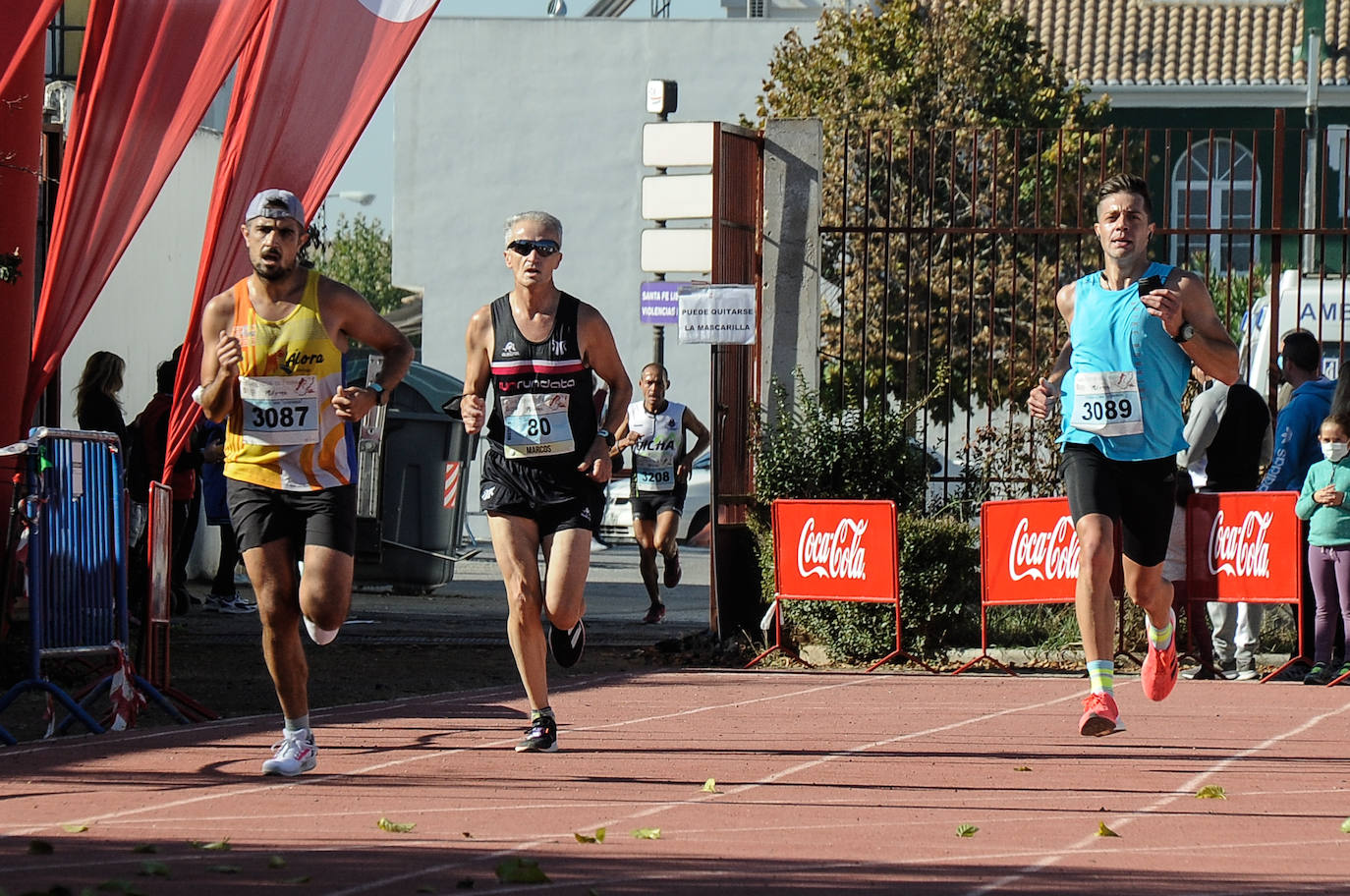 Los corredores, en la salida.