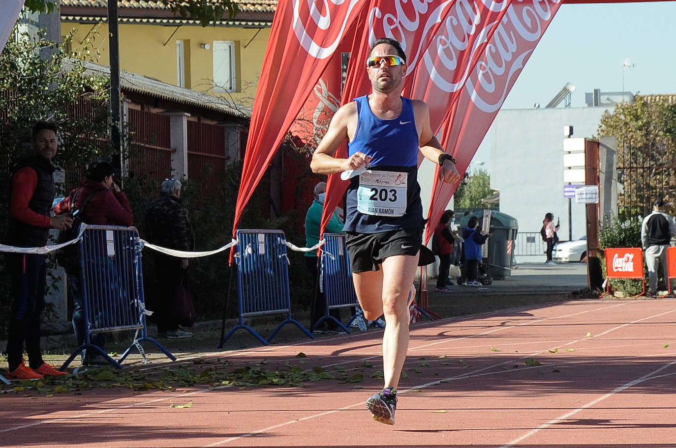 Los corredores, en la salida.
