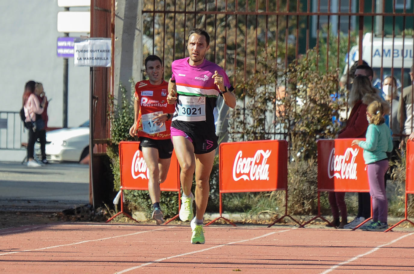 Los corredores, en la salida.