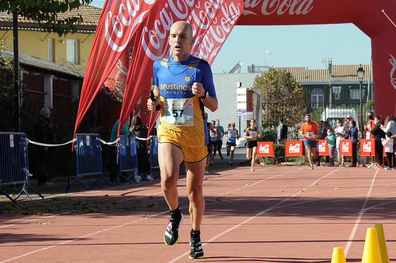 Los corredores, en la salida.