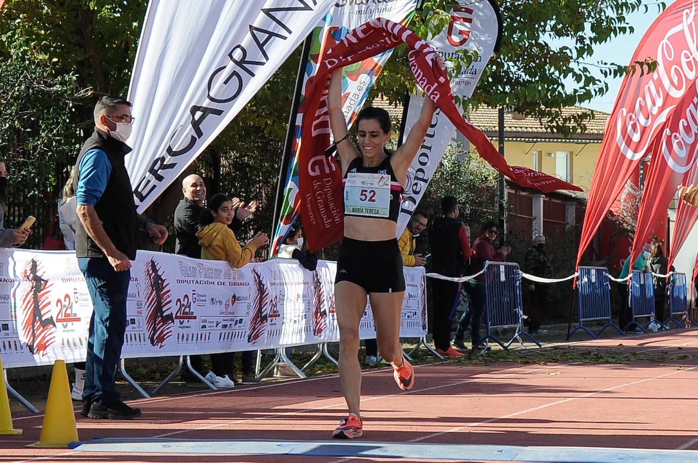 Los corredores, en la salida.