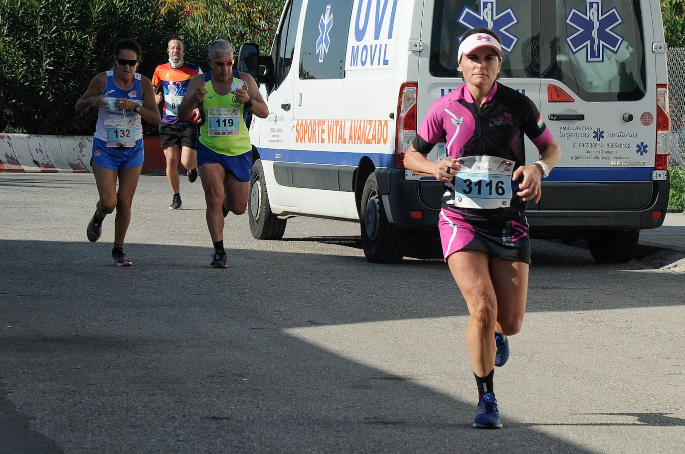 Los corredores, en la salida.