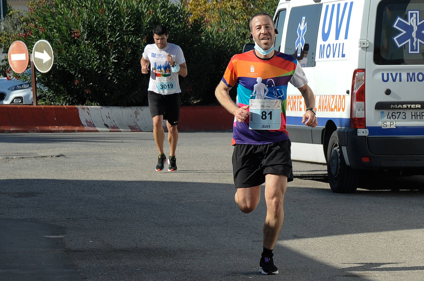 Los corredores, en la salida.