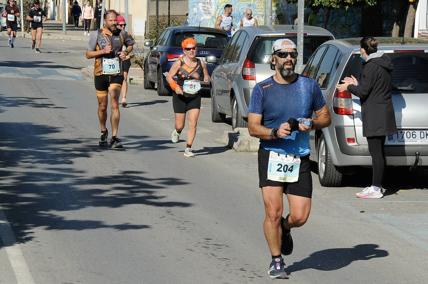 Los corredores, en la salida.