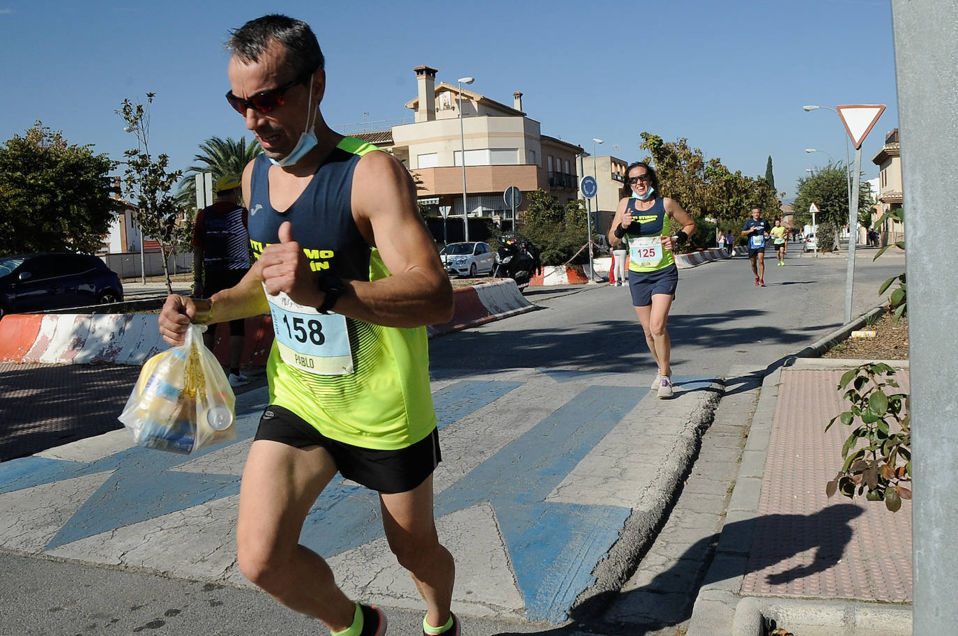 Los corredores, en la salida.