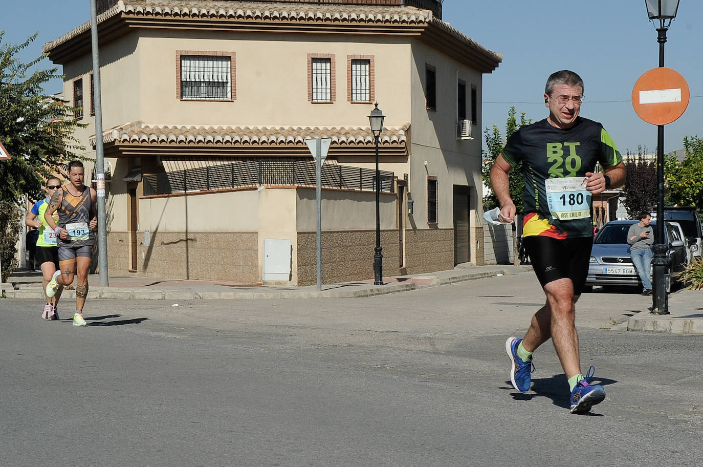 Los corredores, en la salida.