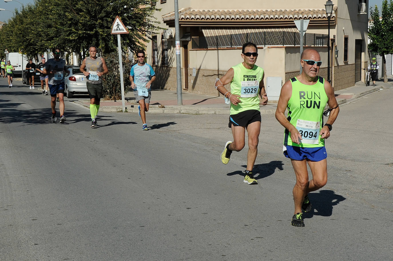 Los corredores, en la salida.
