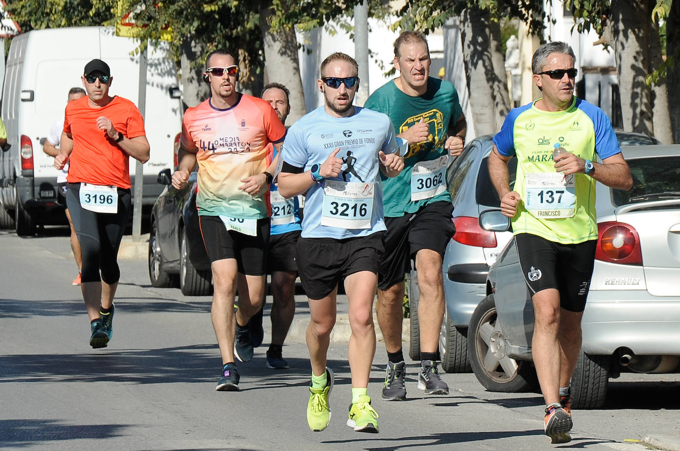 Los corredores, en la salida.